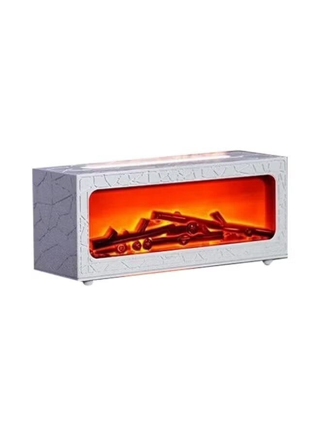 Fireplace Flame-Shaped Aromatherapy Diffuser – Elegant Home Decor, Ultra-Quiet Operation, Adjustable LED Lights, Essential Oil Compatibility, Perfect for Living Room & Bedroom - Image 1
