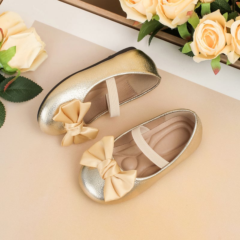 Baby Shoes Bow-Knot Soft-Soled Princess Shoes For Girls Cute Toddler Shoes First Birthday Shoes - Image 5