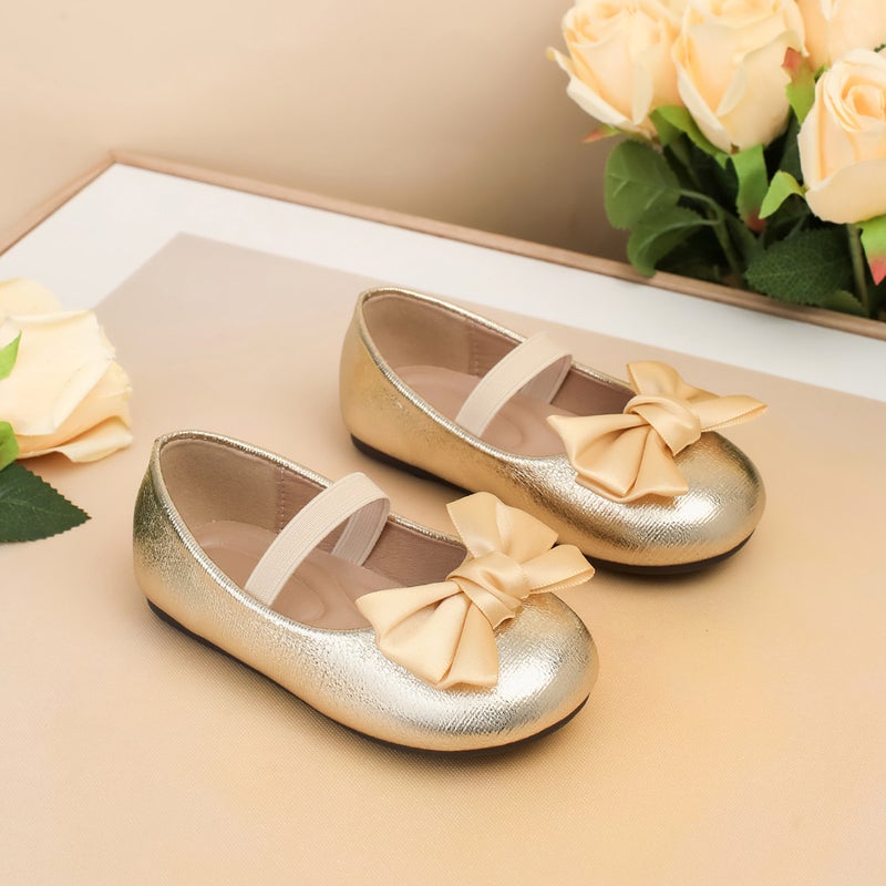 Baby Shoes Bow-Knot Soft-Soled Princess Shoes For Girls Cute Toddler Shoes First Birthday Shoes - Image 3
