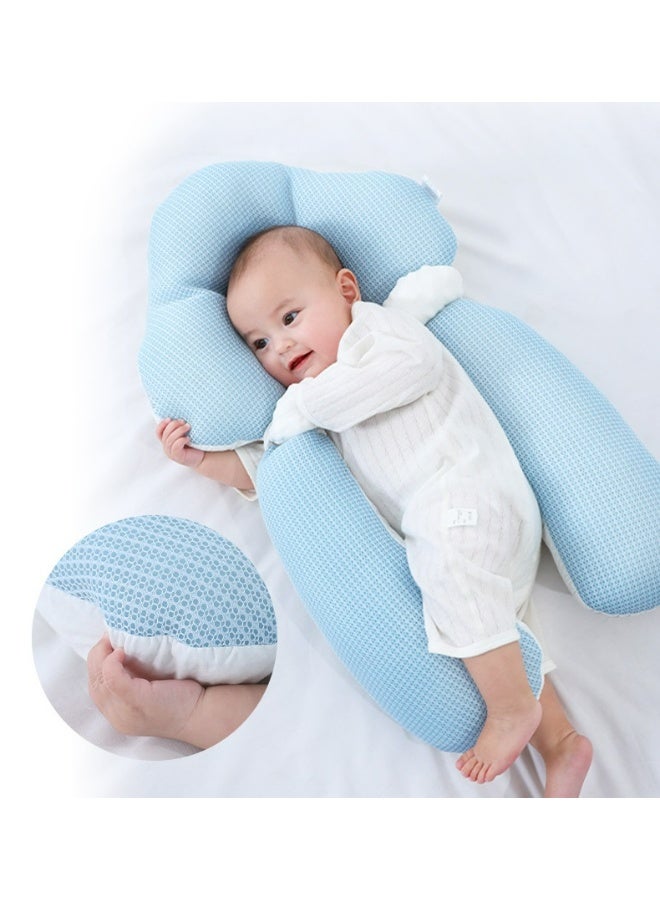 Joyelink Baby Pillow, Anti-Startle Pillow Sleeping Pillow, Head Shaping Pillow, Memory Foam Head and Neck Support, Portable Machine Washable, Detachable shaping Pillow for 0-36 Months Infant - Image 1