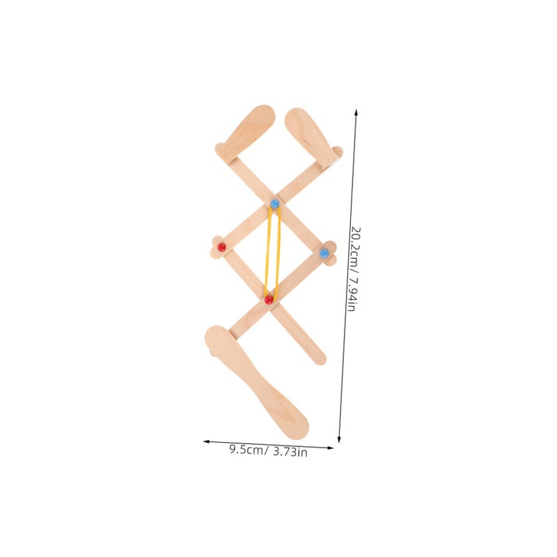 DIY Wooden Mechanical Arm Model Kit Educational Engineering Toy Realistic Movements Display Decor - Image 3