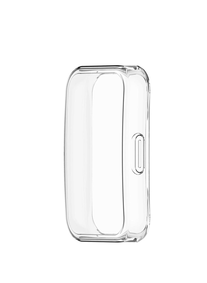 Case Protector Compatible with Huawei Band 8 Watch Full TPU Case Protector with TPU Screen Coverage (Clear) - Image 4