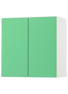 Trofast Wall Cabinet, White Green With 1 Shelf, 60X32X60 Cm 