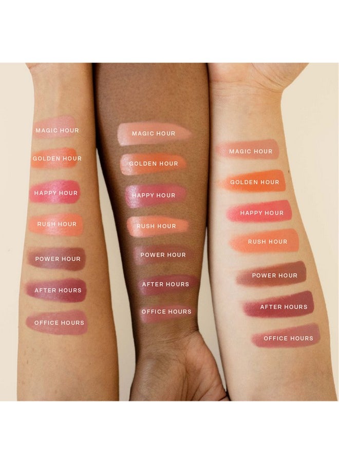 TOWER 28 Beachplease Luminous Tinted Balm Happy Hour Multipurpose Cheek And Lip Cream Blush In Coral Pink Dewy Finish Green Tea And Aloe Vera Extract  - Image 4