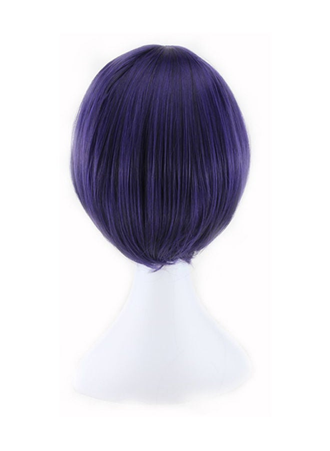 Loquat Short Anime Cosplay Wig Purple - Image 2
