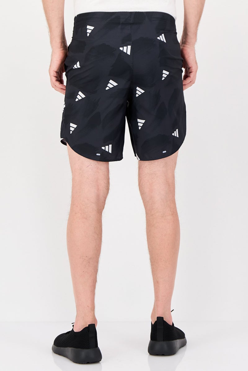 Adidas شورتات تدريب رياضية للرجال بطول 7 إنش، أسود - Image 2