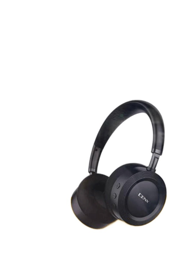Denx DENX DX657 Bluetooth Headphones, Over-Ear Wireless, Compatible with Computers, Tablets, Mobile, Multi-Mode for Music, Games, Movies, Black - Image 1