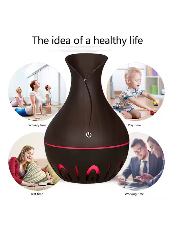 فواحه فازه خشب صغير USB - متعدد الالوان