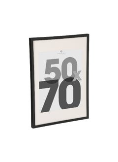 atmosphera Eva Sleek Design Rectangular Wooden Photo Frame Black and White 50 x 70 cm 121161A  - Image 2
