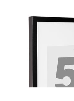 atmosphera Eva Sleek Design Rectangular Wooden Photo Frame Black and White 50 x 70 cm 121161A  - Image 3