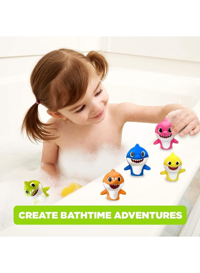 Relex 5PCS Baby Shark Finger Puppet Set, Mini Puppet Toy Assortment for Kids, Great Bath Toys for Early Learning & Playtime Adventures, Beach Toys, Playtime - Image 3