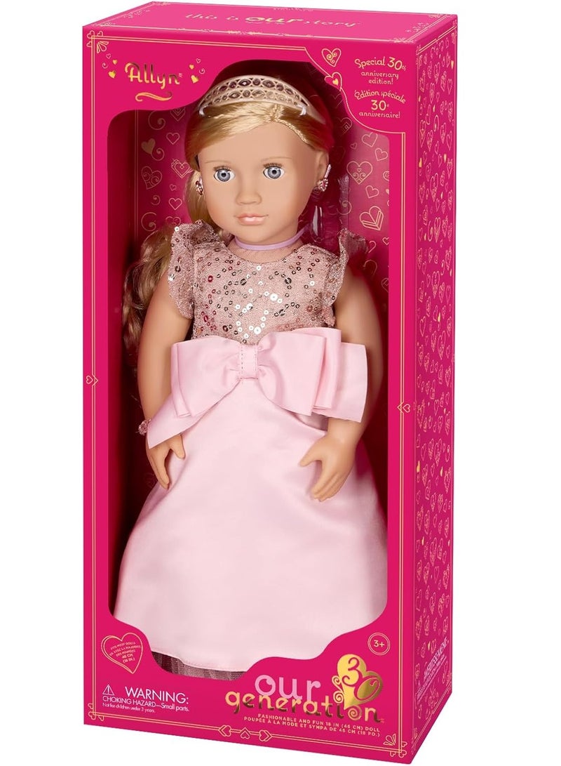 Our Generation Special Edition 30th Anniversary Collectible - Allyn, 18" Doll