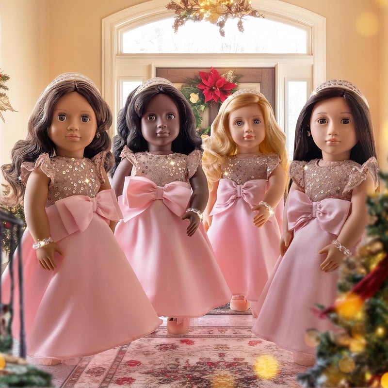 Our Generation 30th Anniversary Collectible Doll Allyn with Pink Gown and Jewelry - Image 2