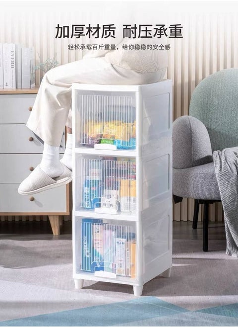 Practical Cabinet with Smart Design Three-Tier Design 1 meter long, 30 cm wide, and 35 cm deep X – Extra Space for All Your Daily Needs X