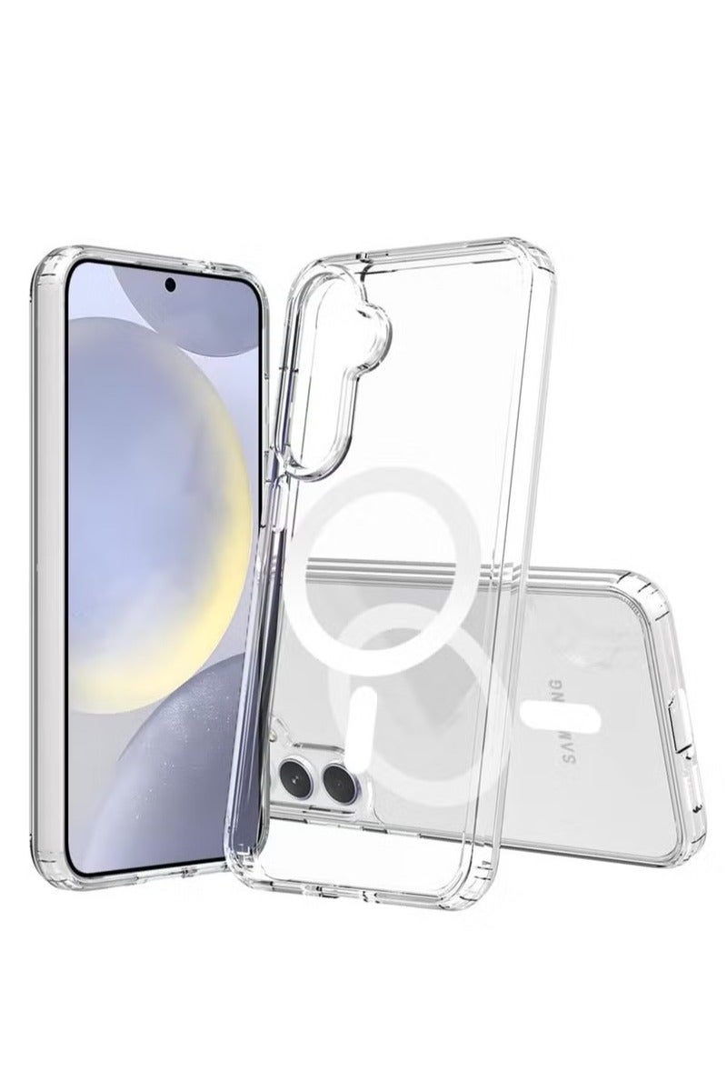 UMIXPRO Case for Samsung Galaxy S24 Plus 5G 2024 Magnetic Cover Compatible with MagSafe Hard Back Slim Shockproof Bumper Support Wireless Charging - Image 1