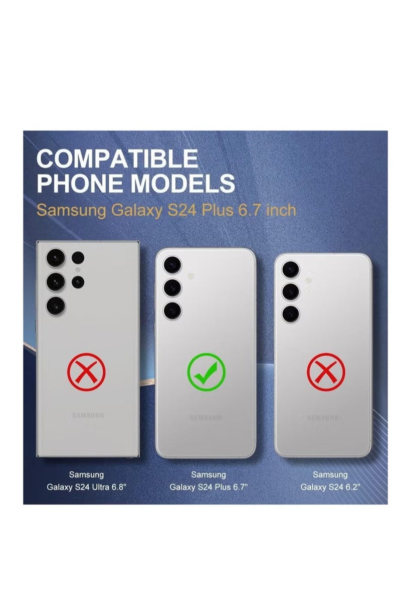 UMIXPRO Case for Samsung Galaxy S24 Plus 5G 2024 Magnetic Cover Compatible with MagSafe Hard Back Slim Shockproof Bumper Support Wireless Charging - Image 2