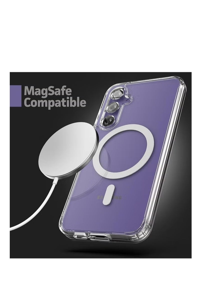 UMIXPRO Case for Samsung Galaxy S24 Plus 5G 2024 Magnetic Cover Compatible with MagSafe Hard Back Slim Shockproof Bumper Support Wireless Charging - Image 3