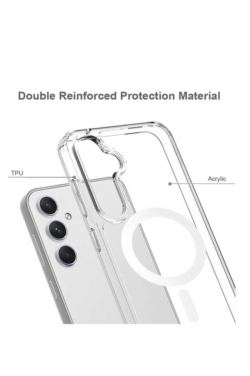 UMIXPRO Case for Samsung Galaxy S24 Plus 5G 2024 Magnetic Cover Compatible with MagSafe Hard Back Slim Shockproof Bumper Support Wireless Charging - Image 5