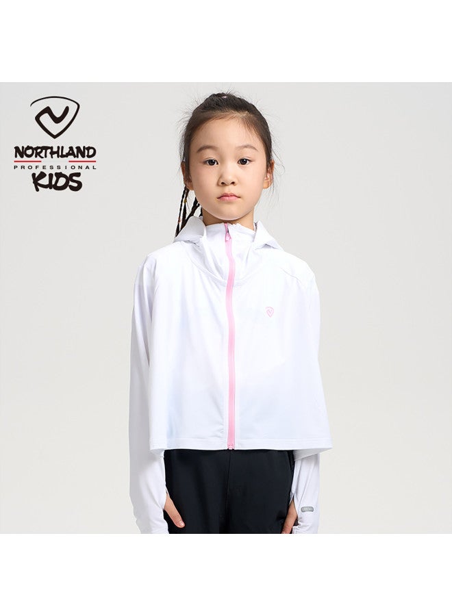 NorthLand Kids Summer Ice Silk Sun Protection Skin Jacket Girls Casual Top Lightweight Outerwear Ct132292 - Image 2