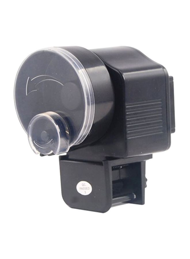 NIBEMINENT Automatic Electronic Fish Food Feeder Black 11x8.5x11.5cm - Image 4