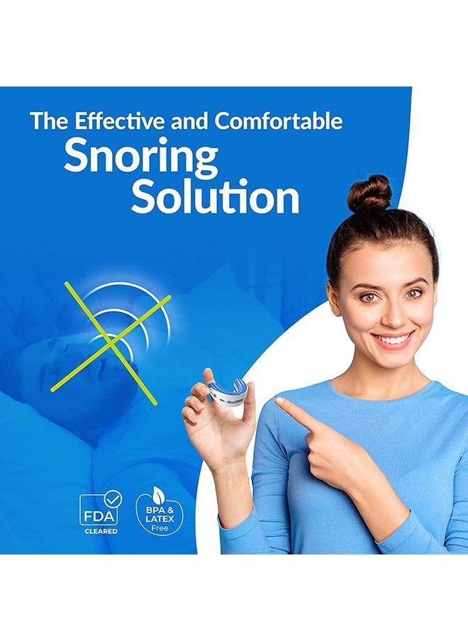 XiuWoo - Anti-snoring Device Mouthpiece Upgraded Adjustable Mouth Type Silicone Anti-snoring Device Help Sleep at Night Prevent Snoring and Snoring, Anti-grinding Braces Snoring Device (Standard Size) - Image 1