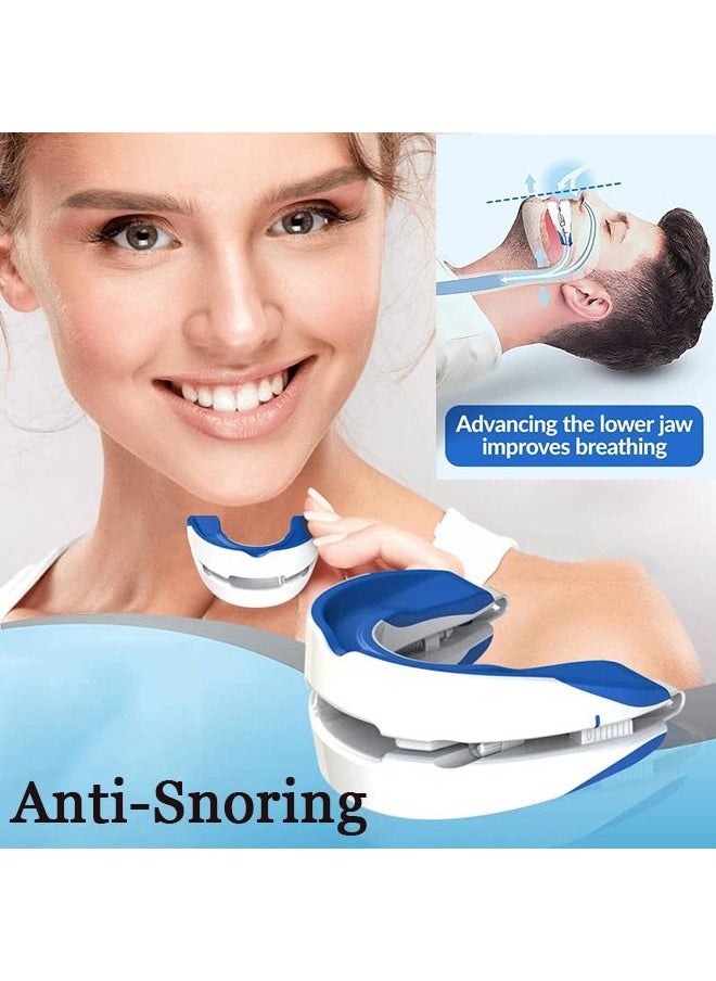 XiuWoo - Anti-snoring Device Mouthpiece Upgraded Adjustable Mouth Type Silicone Anti-snoring Device Help Sleep at Night Prevent Snoring and Snoring, Anti-grinding Braces Snoring Device (Standard Size) - Image 1