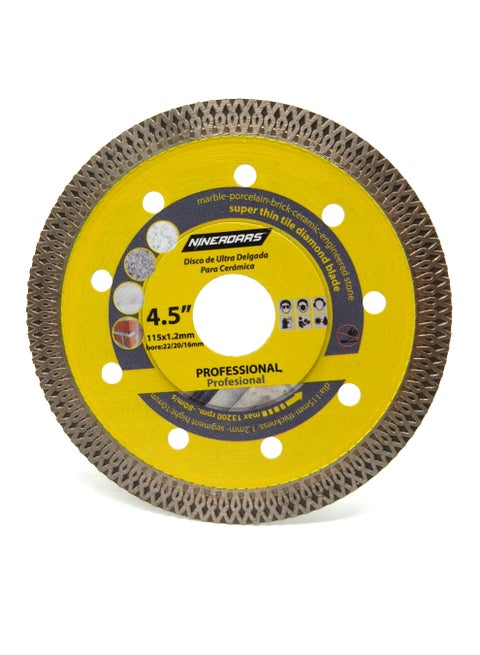 4.5 inch Super Thin Diamond Tile Blade Porcelain Saw Blade for Cutting Porcelain Tile Granite Marbles