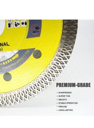4.5 inch Super Thin Diamond Tile Blade Porcelain Saw Blade for Cutting Porcelain Tile Granite Marbles - view 3