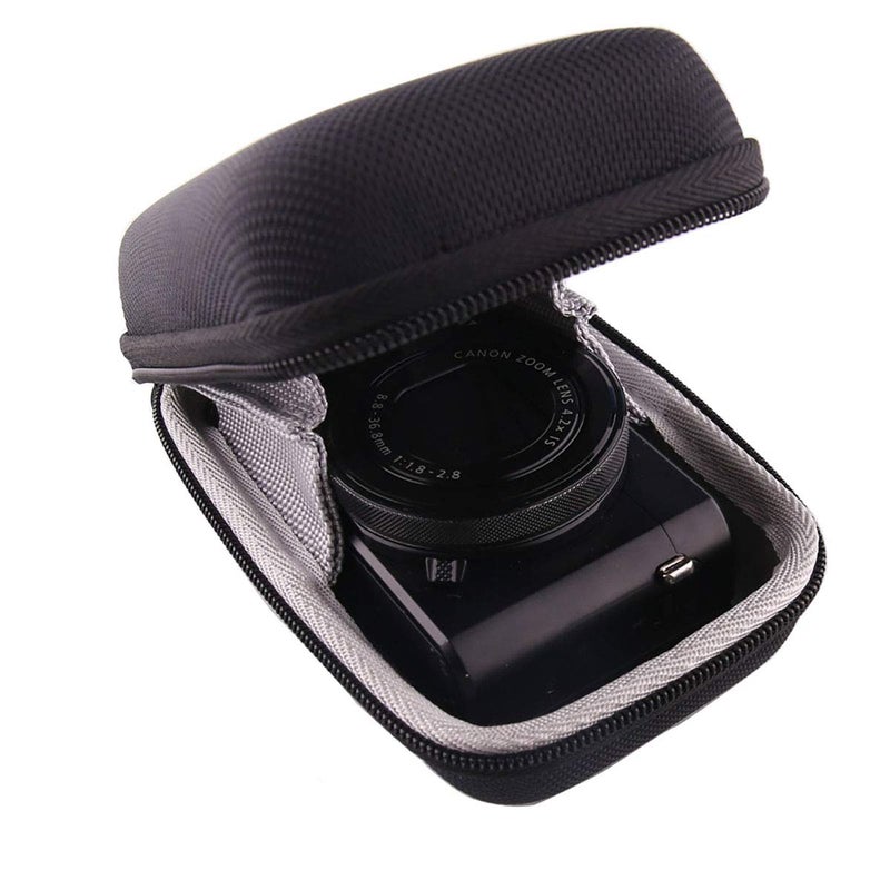 WERJIA Hard EVA Travel Case for PANASONIC LUMIX ZS99/ZS100/LUMIX ZS200/LX10/DC-ZS70/ZS60/ZS80 Digital Camera (Black) - Image 1