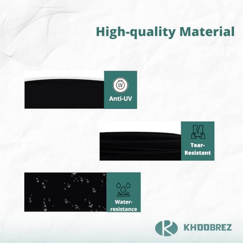 KHOOBREZ Waterproof, Dustproof and Washable Cover for Rounted Foot Massager or Calf and Leg Massager FMCS(Black) - Image 5