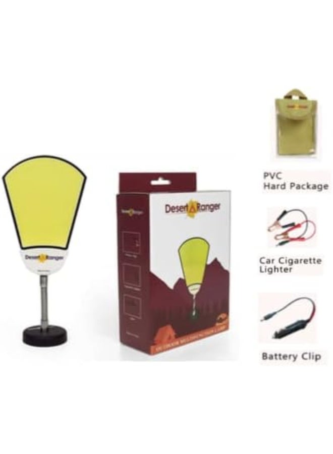 Desert Ranger Outdoor Multifunction Lamp Car Repair Light CRL09, Car Cigarette Lighter, Battery Clip Included, Flexible Gooseneck Stand, Magnetic Base, PVC Hard Package - Image 2
