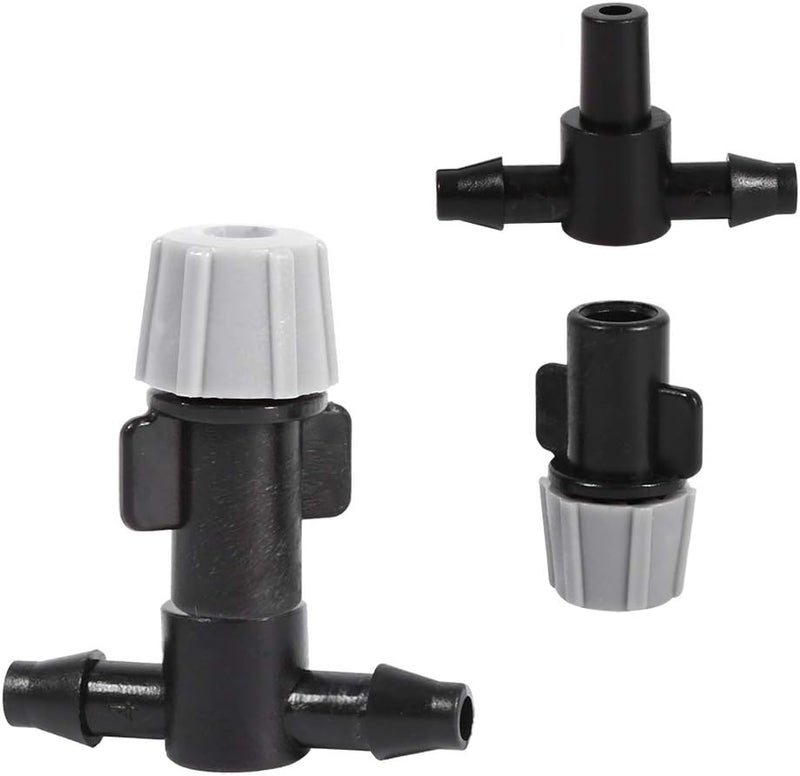20Pcs Water Saving Misting Sprinkler Heads Perfect for Greenhouse and Swimming Pool Cooling, Mist Nozzle Tee Joints for Irrigation - Image 4