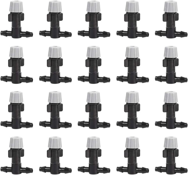 20Pcs Water Saving Misting Sprinkler Heads Perfect for Greenhouse and Swimming Pool Cooling, Mist Nozzle Tee Joints for Irrigation - Image 3