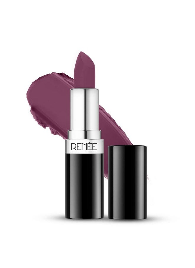 Stunner Matte Lipstick Your Highness 4Gm Intense Color Pay Off Full Coverage Long Lasting Weightless Velvety Formula With One Swipe Application Enriched With Vitamin E & Hyaluronic Acid