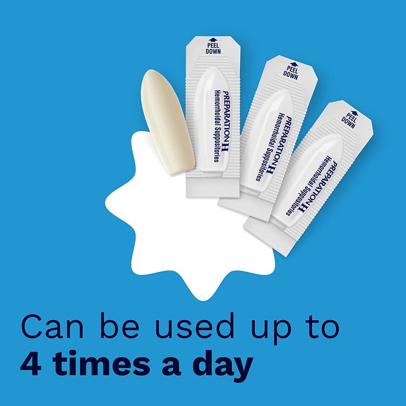 Preparation H Hemorrhoidal Suppositories 12 ea (Pack of 2) - Image 4