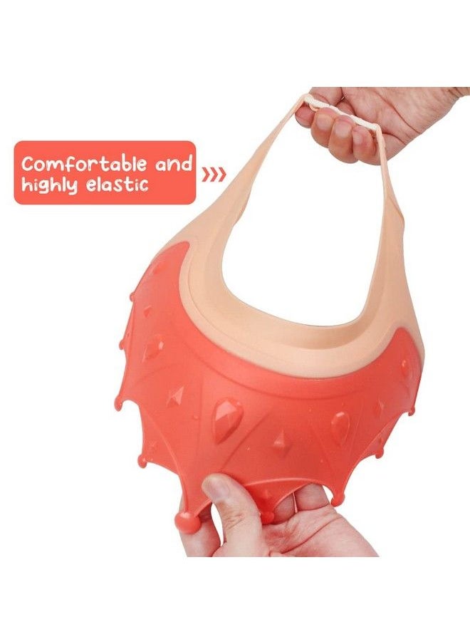 EWINEVER - 2Pcs Baby Shower Cap For Kids Adjustable Baby Hair Washing Shield Toddler Visor Hat For Eyes And Ears Protection Shampoo Cap For 09 Years Old Children - Image 1