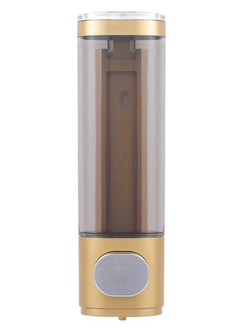 Wall-Mounted Single Head Soap Dispenser - No Drill Manual Press Design