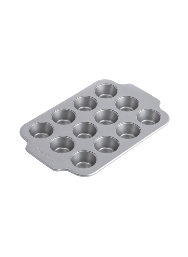 KitchenAid 12-Cavity Nonstick Aluminized Steel Muffin Pan Grey  2.8 x 20.5 x 30 cm CC006067-001 - Image 1