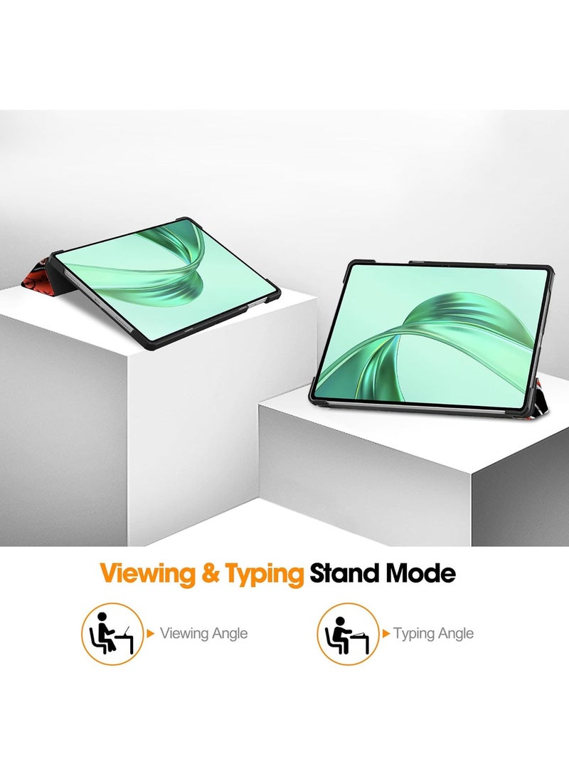 Case for Honor Pad X8a 11 Inch (2024),Cute Tri-Fold Anti-fall Smart Tablet Cover with Stand Function,Anti-friction Kids-Friendly Protective Cover (Style 1) - Image 3