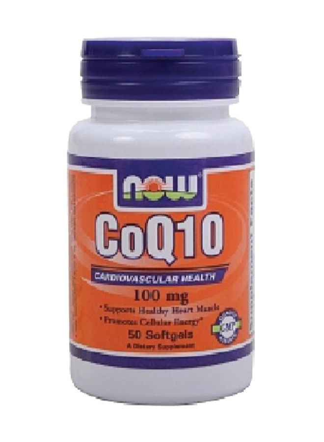 now كيو 10 100 ملغ كبسولات لينة 50 حبة - Image 1