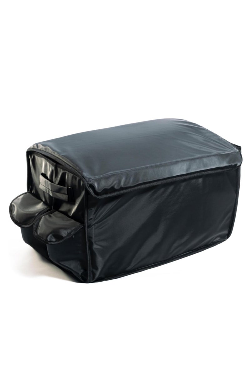 Heavy-Duty Car Trunk Organizer Box – Foldable Waterproof Cargo Storage Box with Lid, Side Pockets, and Adjustable Straps – Universal Fit for SUVs, Cars, and Trucks – Large Capacity for Tools - Image 1