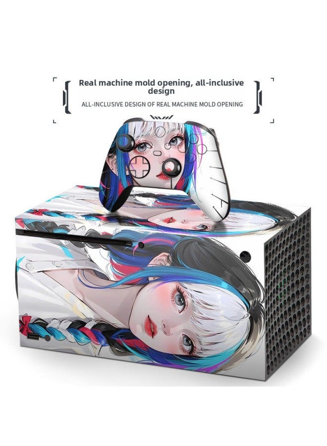 Loquat Suitable For Microsoft Xbox Series X Home Game Machine Protective Film Handle Accessories Secondary Anti-scratch Stickers-Color:052 - Image 4