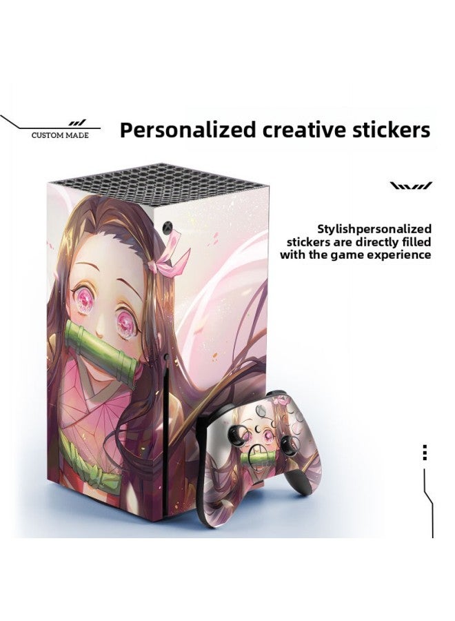 Loquat Suitable For Microsoft Xbox Series X Home Game Machine Protective Film Handle Accessories Secondary Anti-scratch Stickers-Color:052 - Image 3