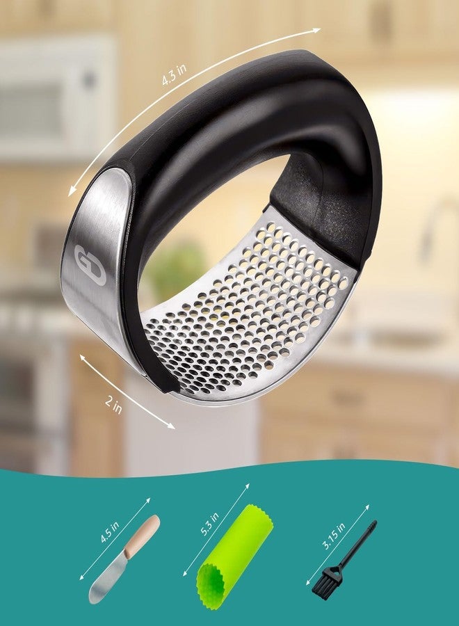 Global Digitronix-Garlic Press and Chopper Stainless Steel - Image 3