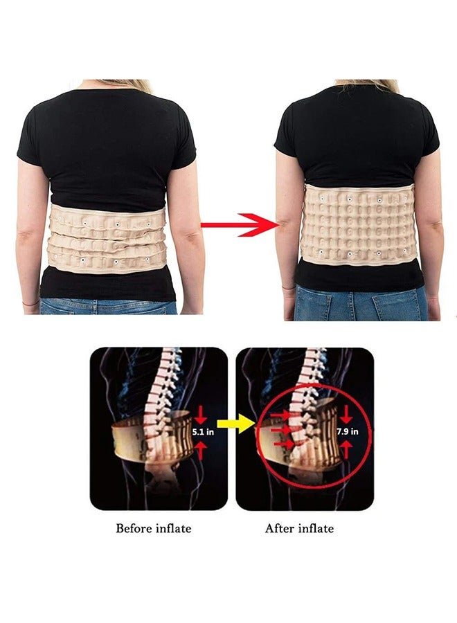Arabest Decompression Back Belt Waist Brace Spinal for Lower Back Pain Relief - Lumbar Air Traction Device for Men & Women, Lumbar Decompression Belt Back Support & Lumbar Traction Device One Size Fits 29-49 - Image 5
