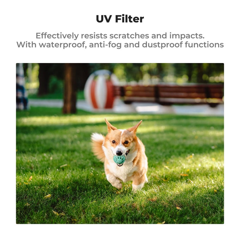 K&F Concept UV/CPL/ND Filter Set Compatible with DJI Osmo Pocket 3, 6 Pack Magnetic UV+CPL+ND16/PL+ND32/PL+ND64/PL+ND256/PL Protection Polarizer Neutral Density Filters, Multi Coated HD Optical Glass - Image 5