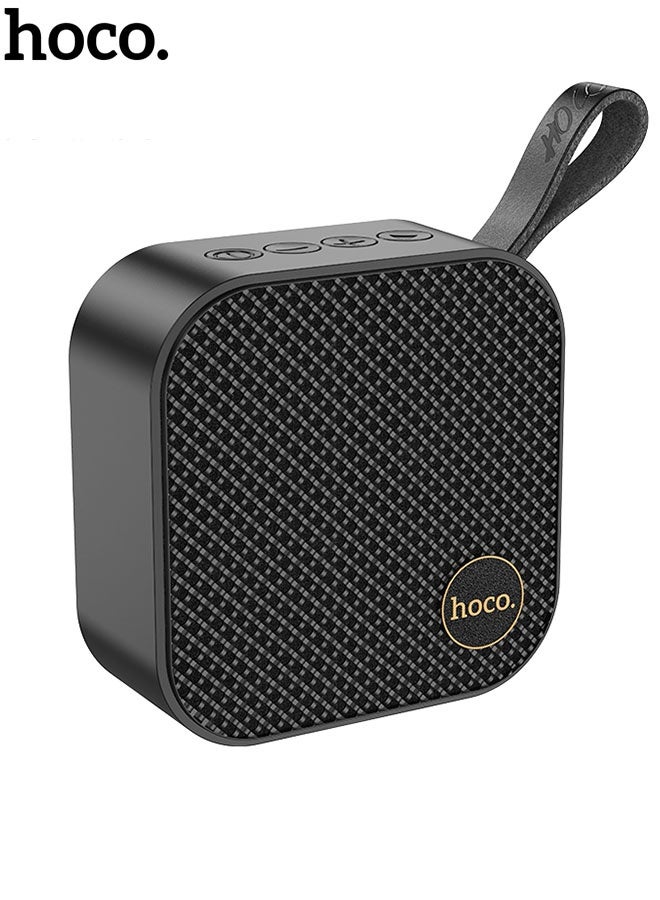 hoco. HC22 Wireless Sports 5W Speaker (Supports TF, USB, AUX) - Black - Image 1