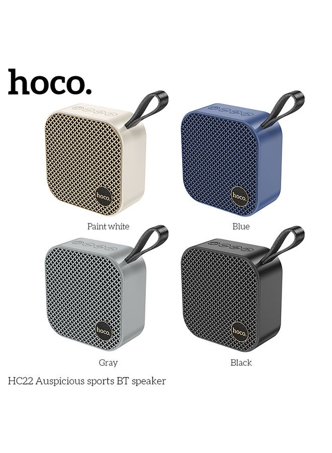 hoco. HC22 Wireless Sports 5W Speaker (Supports TF, USB, AUX) - Black - Image 5