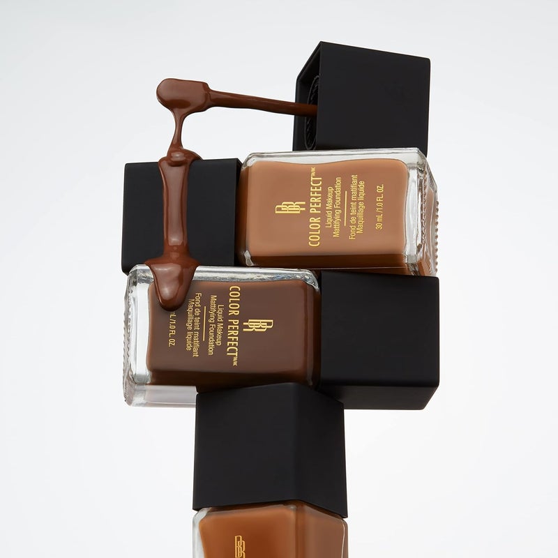 Black Radiance Color Perfect Liquid Full Coverage Foundation Makeup, Brown Olive, 1 Ounce - Image 4