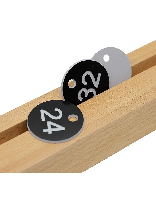 Plastic Id Number Tags Engraved Tags Key Tags Without Key Rings For Locker Dorm Hotel Bar Restaurant Club Restaurant Table Numbers 1 50 Black